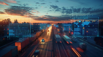 未来科技感城市智能化元素