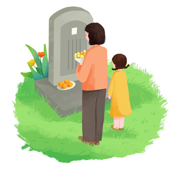 清明节扫墓祭拜故人