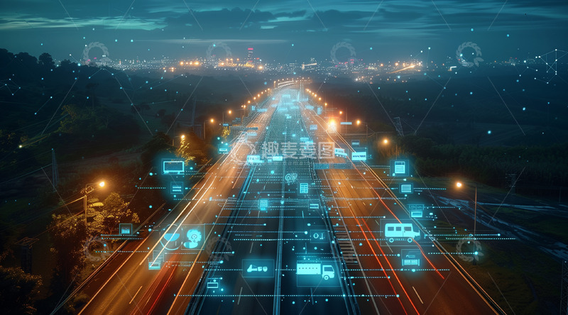 高清大图下载【趣麦麦图】网络智能化信息时代