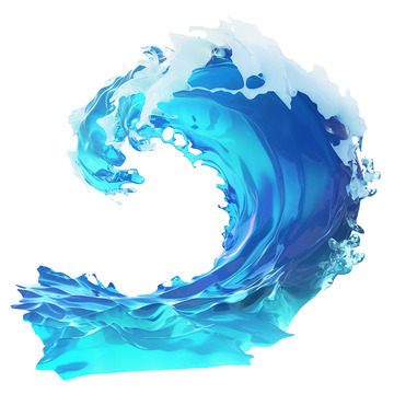 3D风格海浪模型