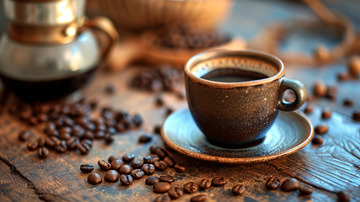 咖啡宣传海报背景素材