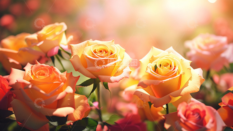 高清大图下载【趣麦麦图】写实粉色玫瑰摄影