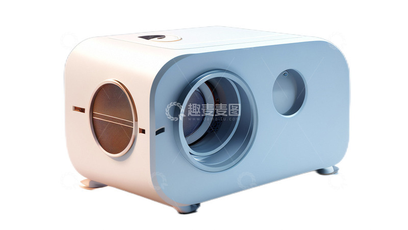 3D立体免扣素材投影仪真实