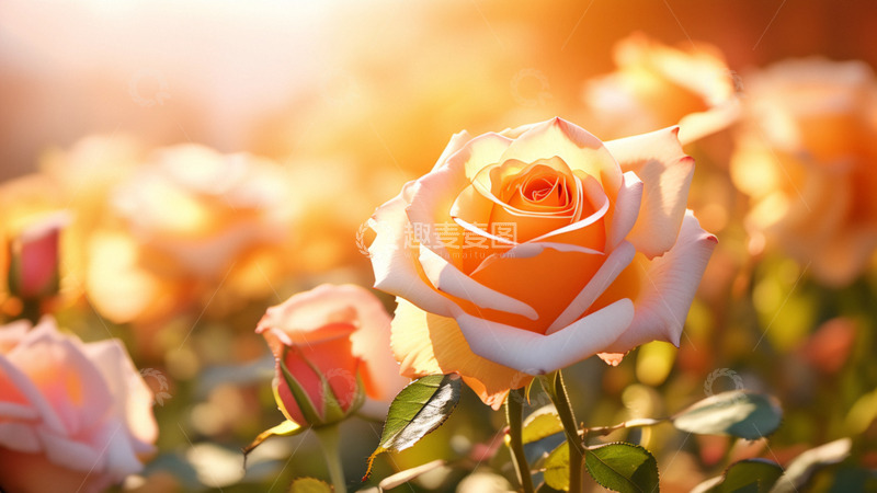 高清大图下载【趣麦麦图】摄影写实粉色玫瑰