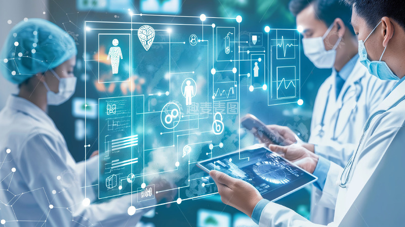 高清大图下载【趣麦麦图】高科技科研实验背景