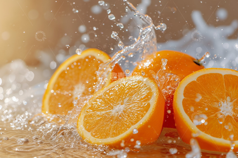 高清大图下载【趣麦麦图】美味橙子双11简约banner