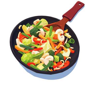 蔬菜炒什锦素菜