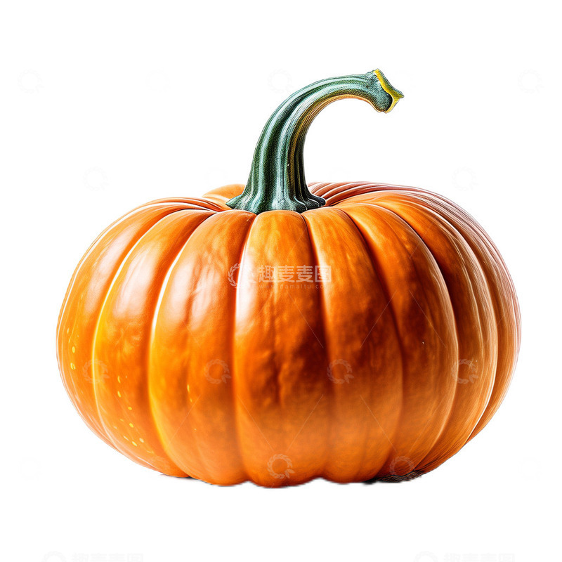 高清大图下载【趣麦麦图】南瓜立体万圣节蔬菜免扣3D