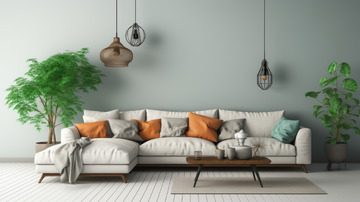 电视客厅室内家电装饰