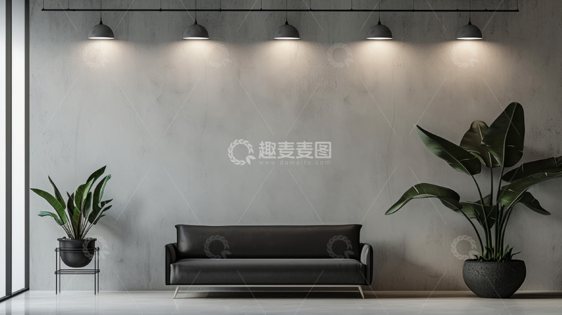 客厅大装修简约灰色背景墙