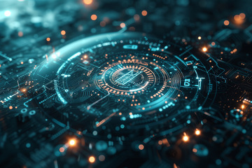 科技未来几何背景