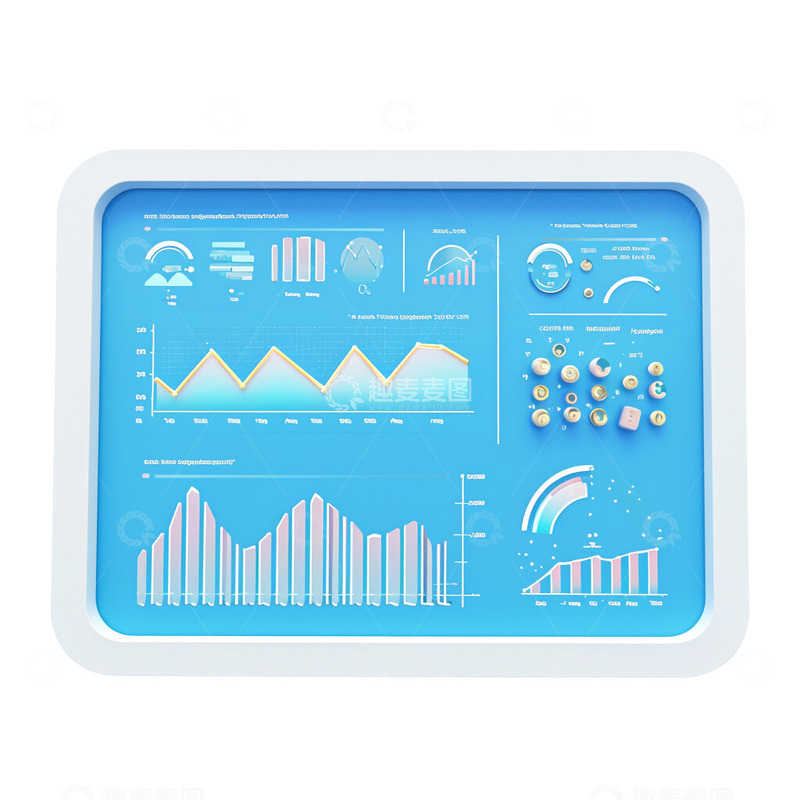 高清大图下载【趣麦麦图】数据版面板数据未来科技数据