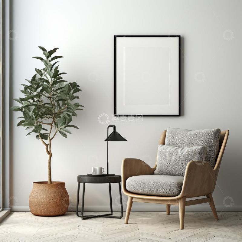 高清大图下载【趣麦麦图】室内客厅装饰画背景
