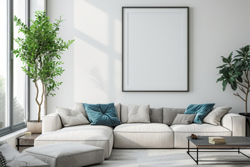 室内家居相框画框壁纸样机贴图