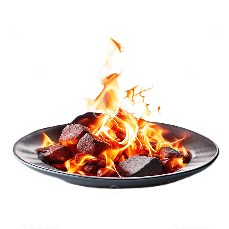 高清大图下载【趣麦麦图】3D立体可爱卡通篝火郊游旅游