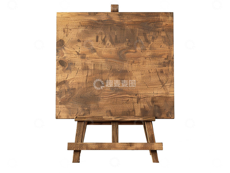 高清大图下载【趣麦麦图】木质画板正视图