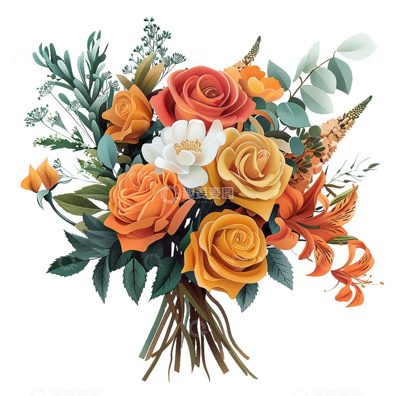 春天郊游花束装饰