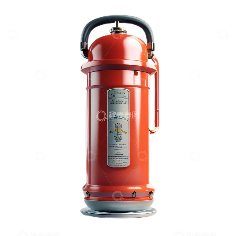 高清大图下载【趣麦麦图】3D立体卡通消防栓红色消防工具