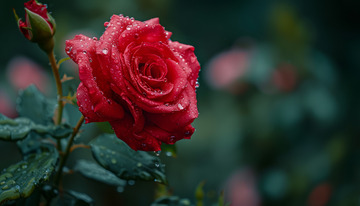 写实粉色玫瑰摄影