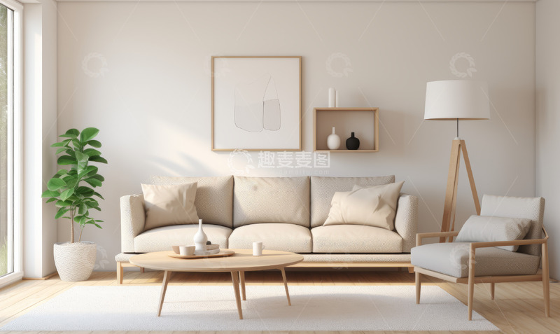 高清大图下载【趣麦麦图】-简约家居背景