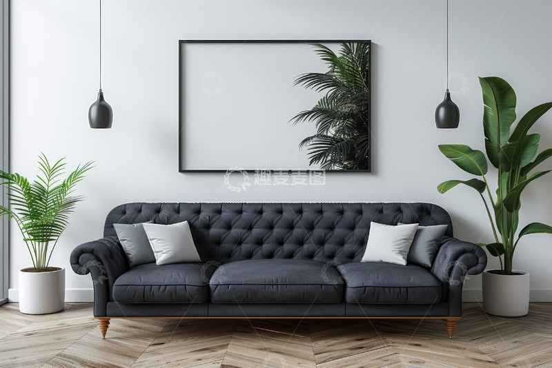 高清大图下载【趣麦麦图】北欧家居banner海报背景