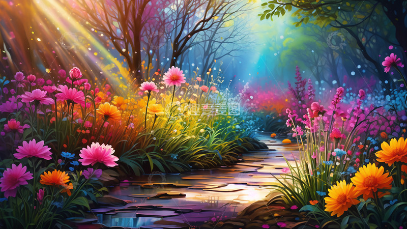 高清大图下载【趣麦麦图】春天花朵唯美自然生机场景