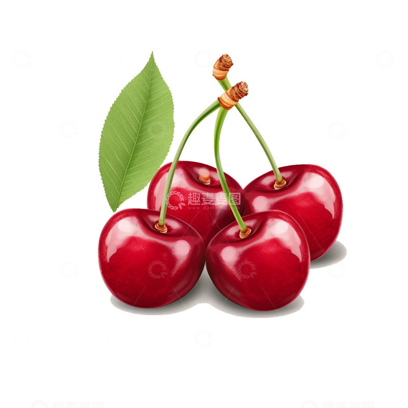 高清大图下载【趣麦麦图】美味樱桃免扣素材