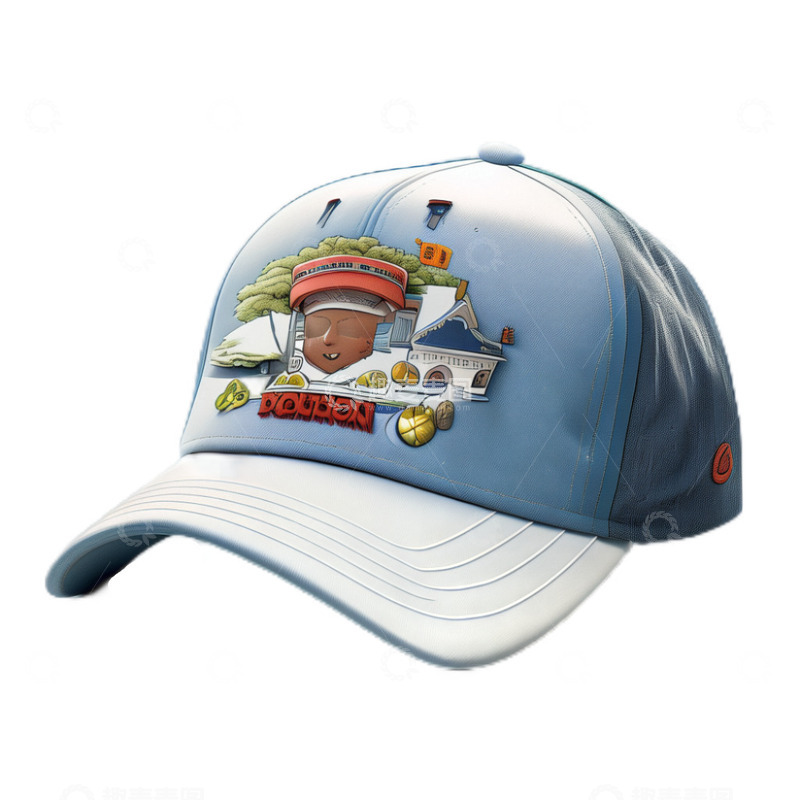 高清大图下载【趣麦麦图】3D立体卡通棒球帽帽子运动
