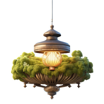 3D立体卡通吊灯欧式复古