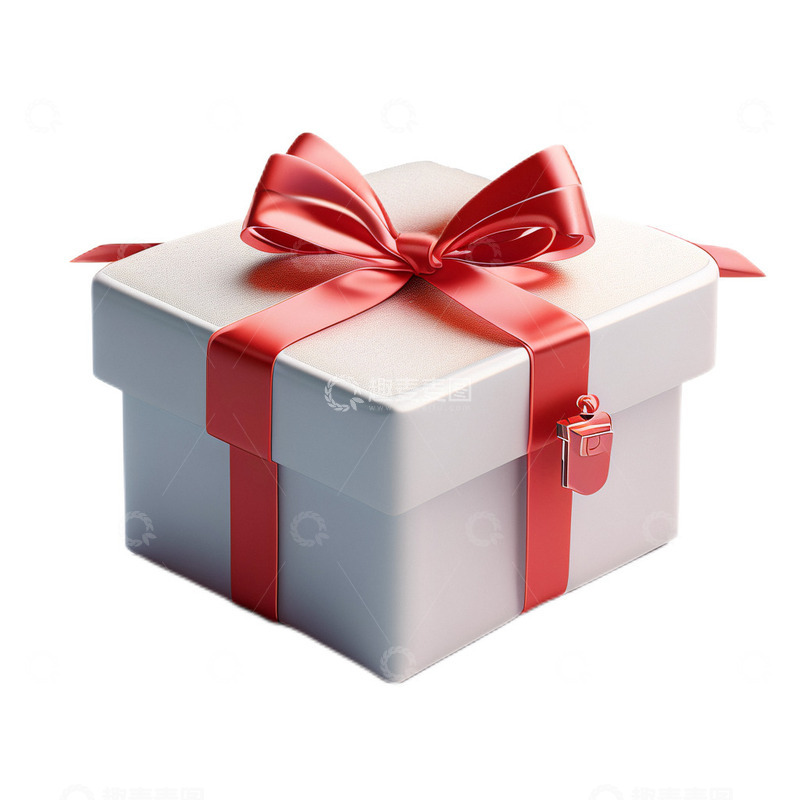 高清大图下载【趣麦麦图】3D立体卡通礼物盒送礼生日