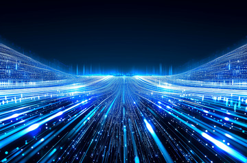 炫酷几何科技背景矢量图