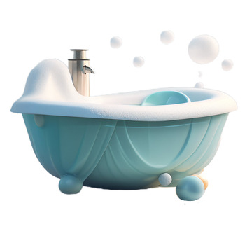 3D立体卡通浴缸洗澡卫生间洗浴泡泡浴