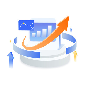 2.5D金融数据插画