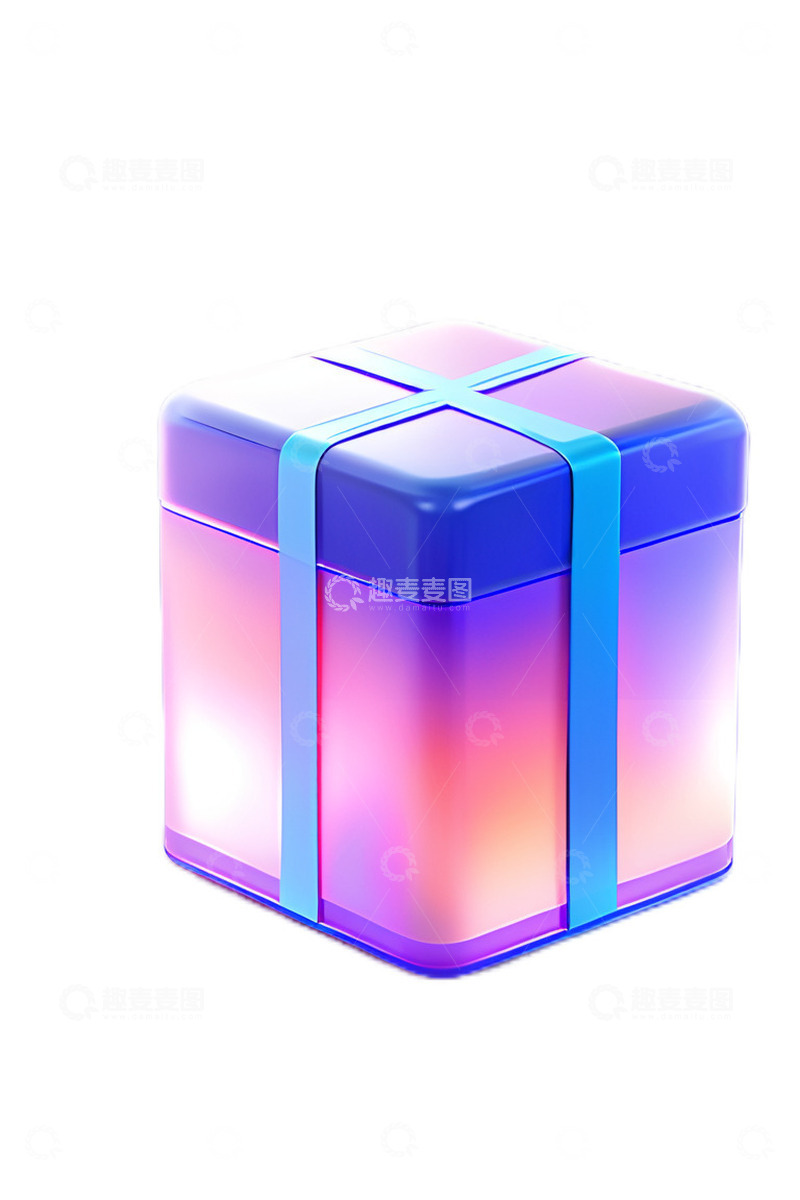 高清大图下载【趣麦麦图】3D立体卡通图标微软风礼物盒