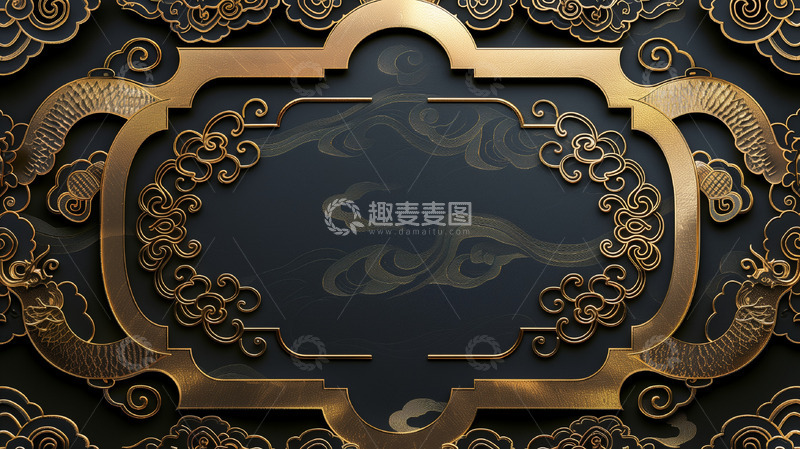 高清大图下载【趣麦麦图】古典花纹艺术背景