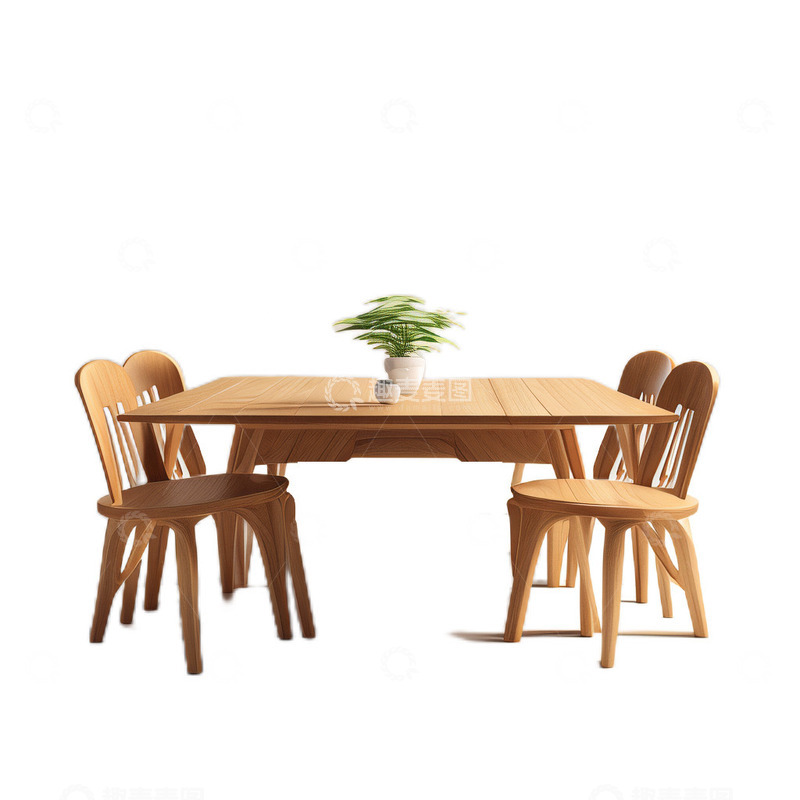 高清大图下载【趣麦麦图】3D立体真实餐桌家具家居