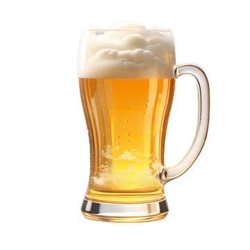 3D立体真实啤酒杯啤酒饮品