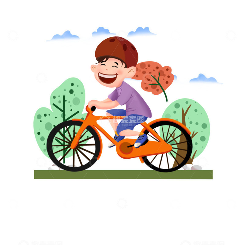 交通工具春游人物