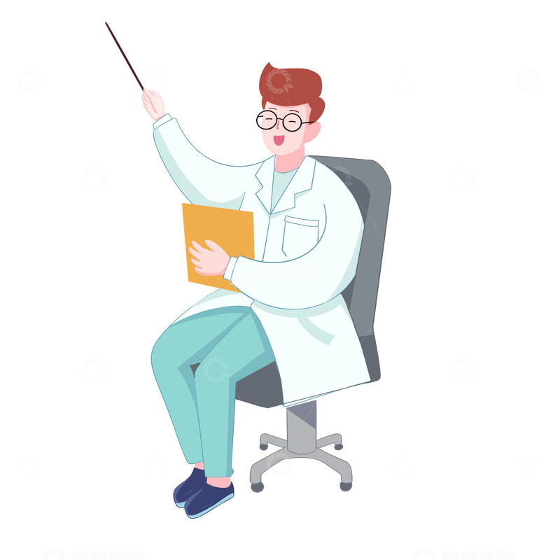 源文件下载【趣麦麦图】医生护士世界卫生日医疗医护人员手绘卡通