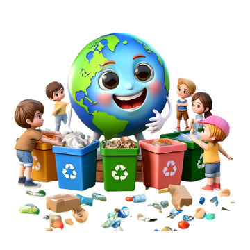 3D环保地球日素材