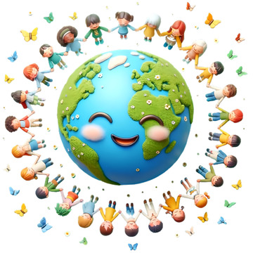 保护地球卡通素材