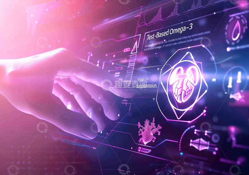 高清大图下载【趣麦麦图】高科技医疗数据背景