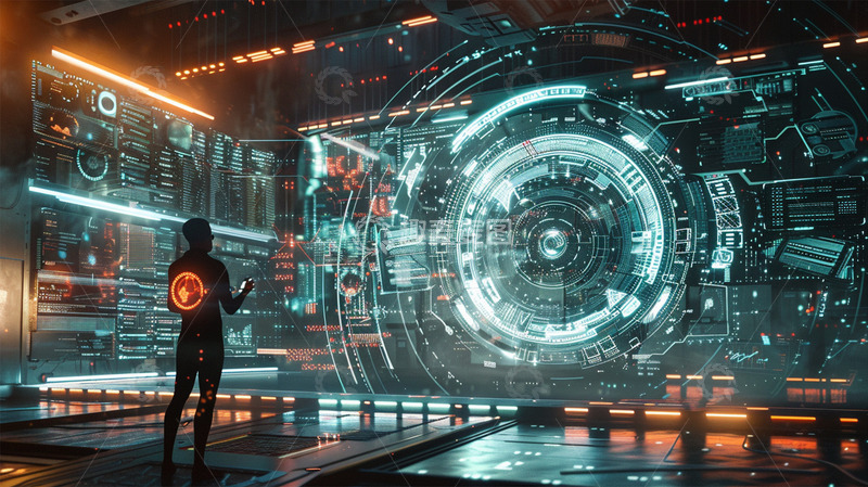 高清大图下载【趣麦麦图】未来科技场景商务科幻