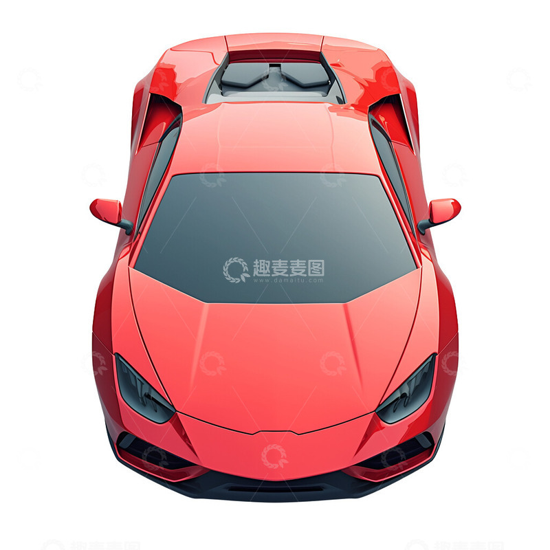 高清大图下载【趣麦麦图】红色的超级跑车超跑