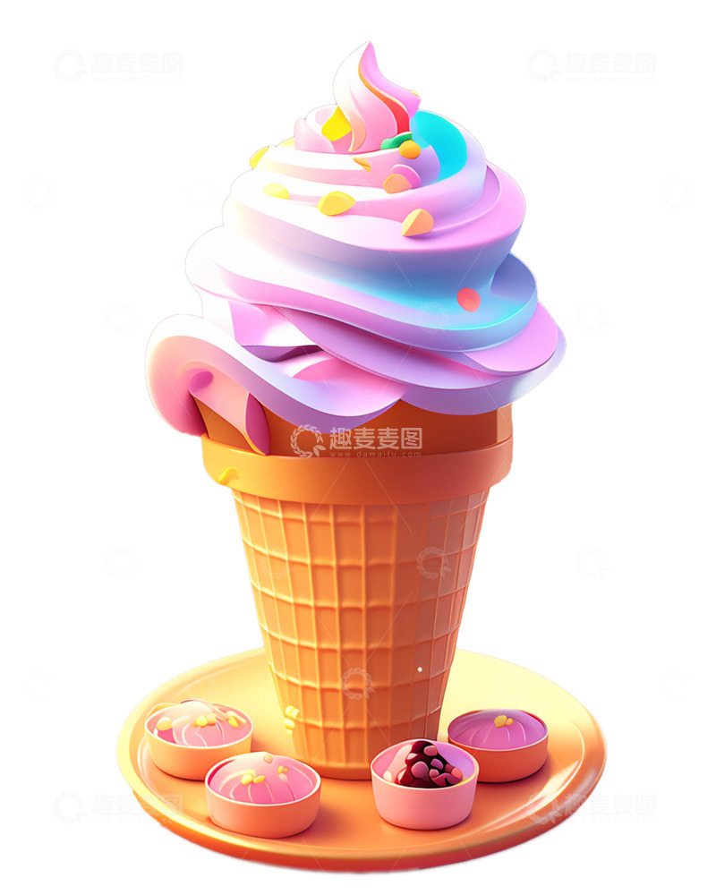 夏日冷饮冰激凌