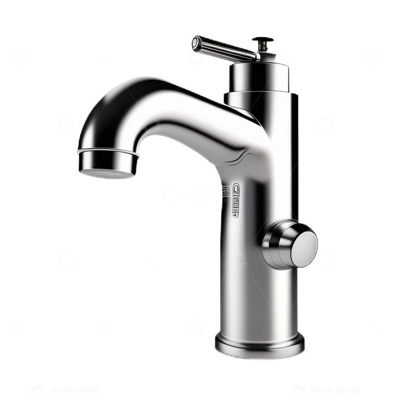 高清大图下载【趣麦麦图】3D立体真实水龙头铁质阀门