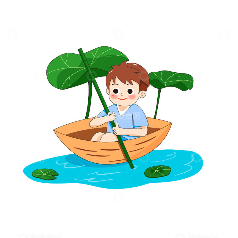 源文件下载【趣麦麦图】谷雨节气手绘人物插画