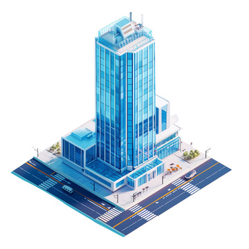 摩天大楼CBD商务区