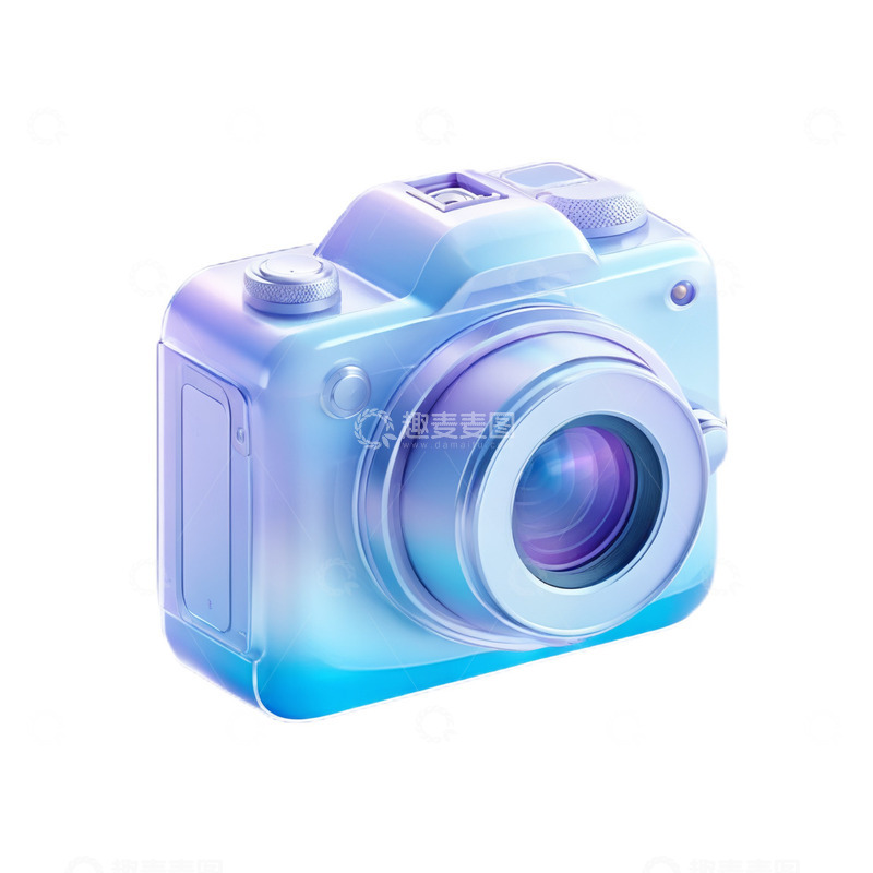 高清大图下载【趣麦麦图】3D立体卡通照相机微软风图标