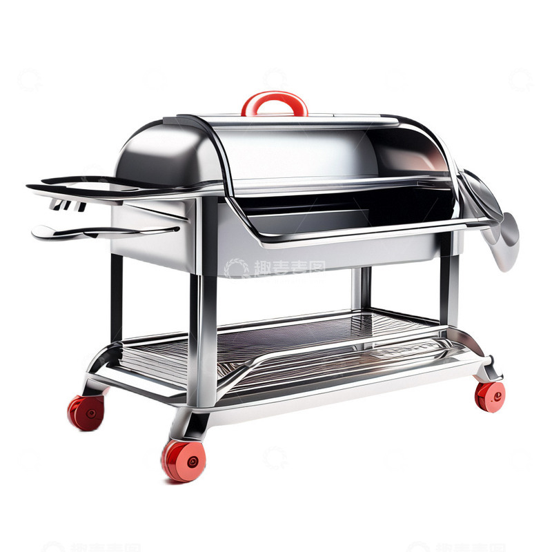 高清大图下载【趣麦麦图】3D立体真实烧烤炉烧烤架野炊